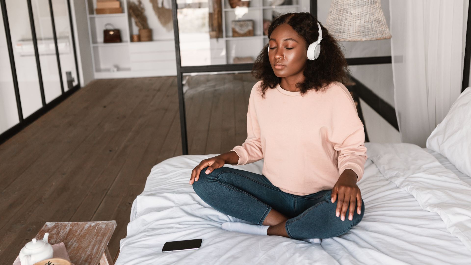 relax and meditate when anxiety occur