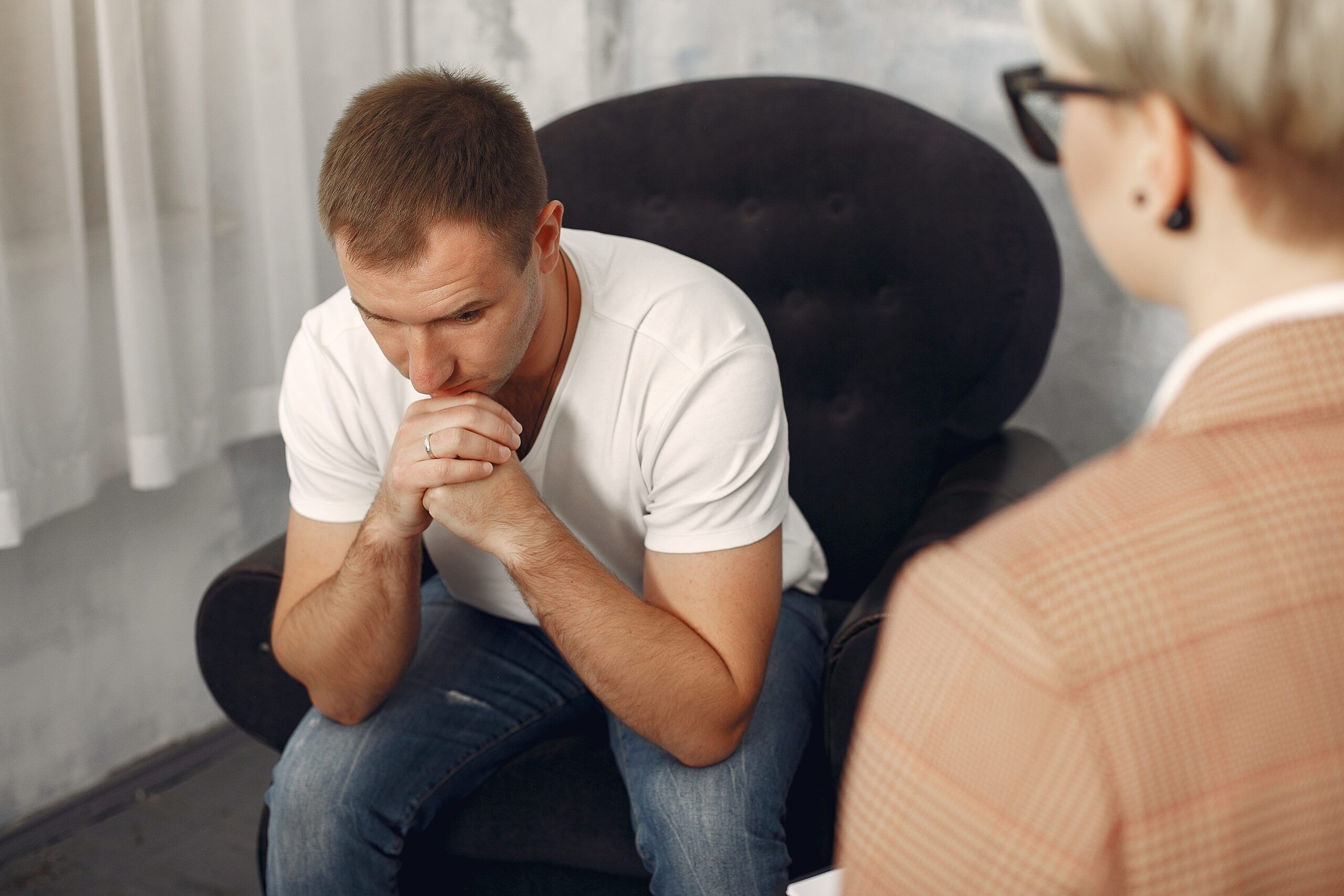 Individual counseling session for depression treatment in a Columbus mental health clinic.
