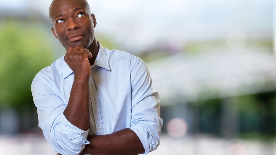 How Long Does Vyvanse Last Duration, Peak Effects, and Timing for Adults hero image of man pondering the question.